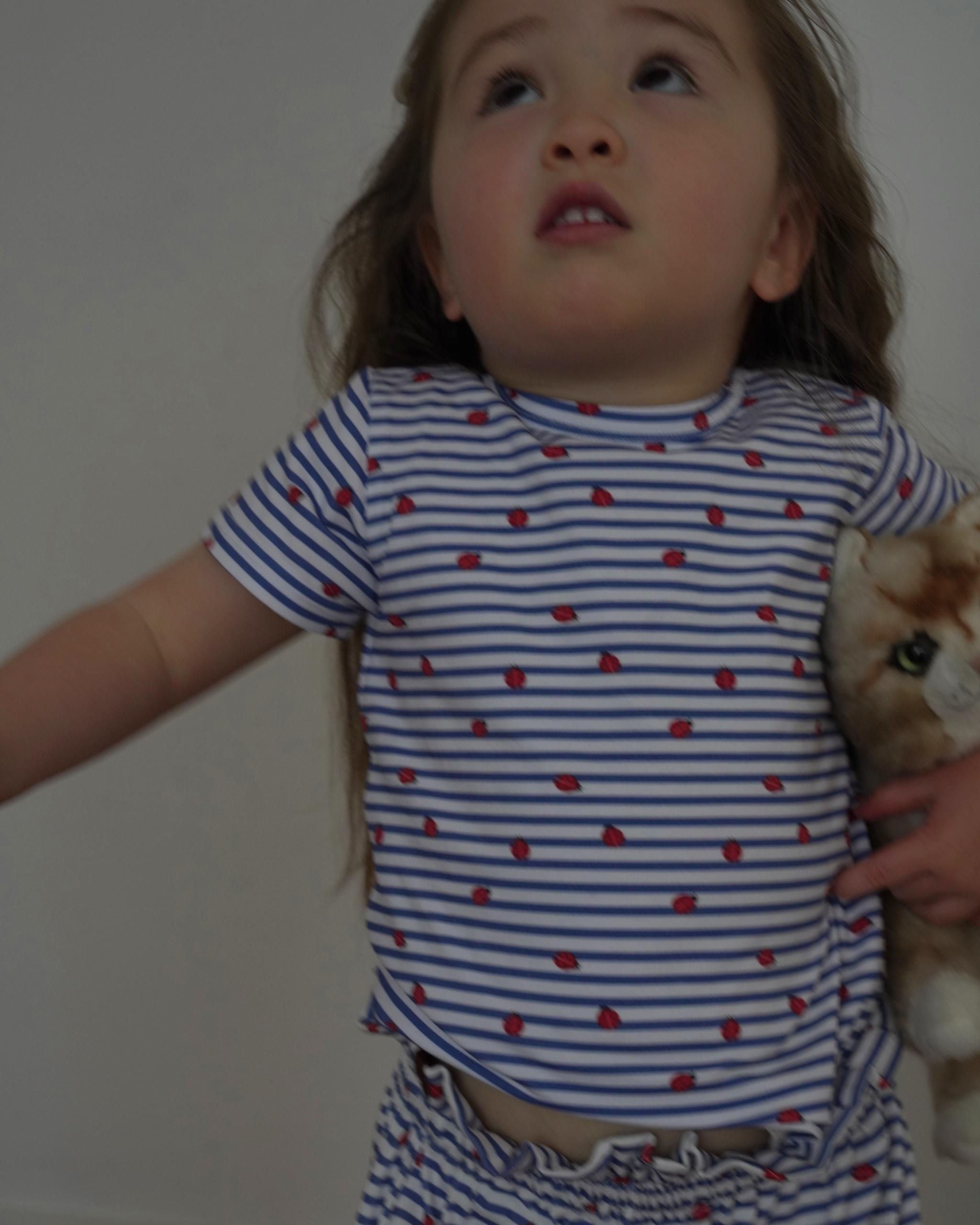 【2026 s/s 3rd delivery /Early Summer Collection】camilapole Ladybug Stripe Top