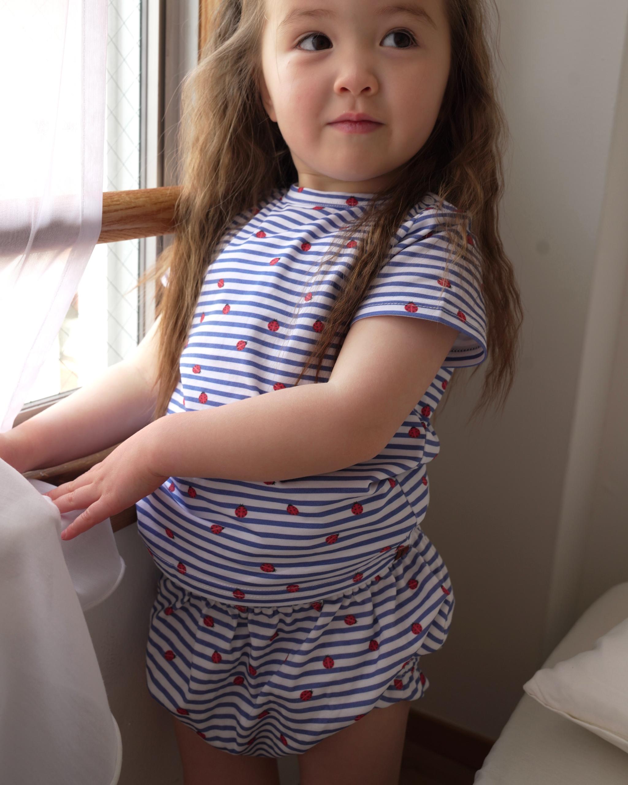 【2026 s/s 3rd delivery /Early Summer Collection】camilapole Ladybug Stripe Top