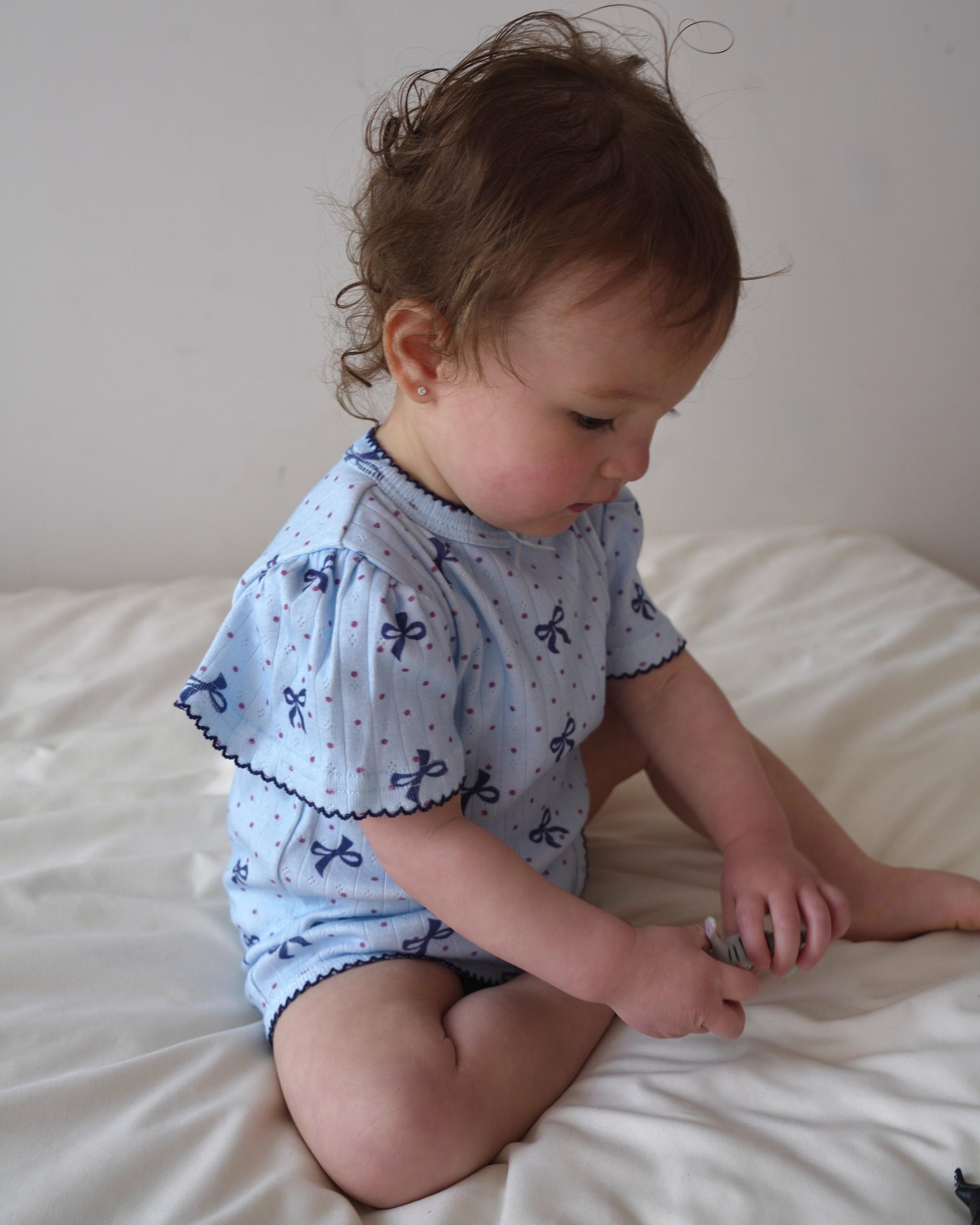 camilapole Baby Ribbon Romper