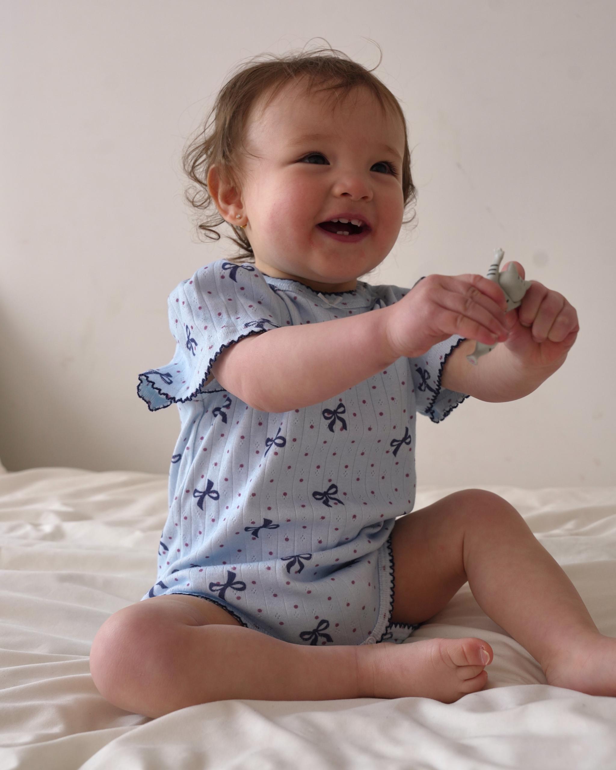 camilapole Baby Ribbon Romper