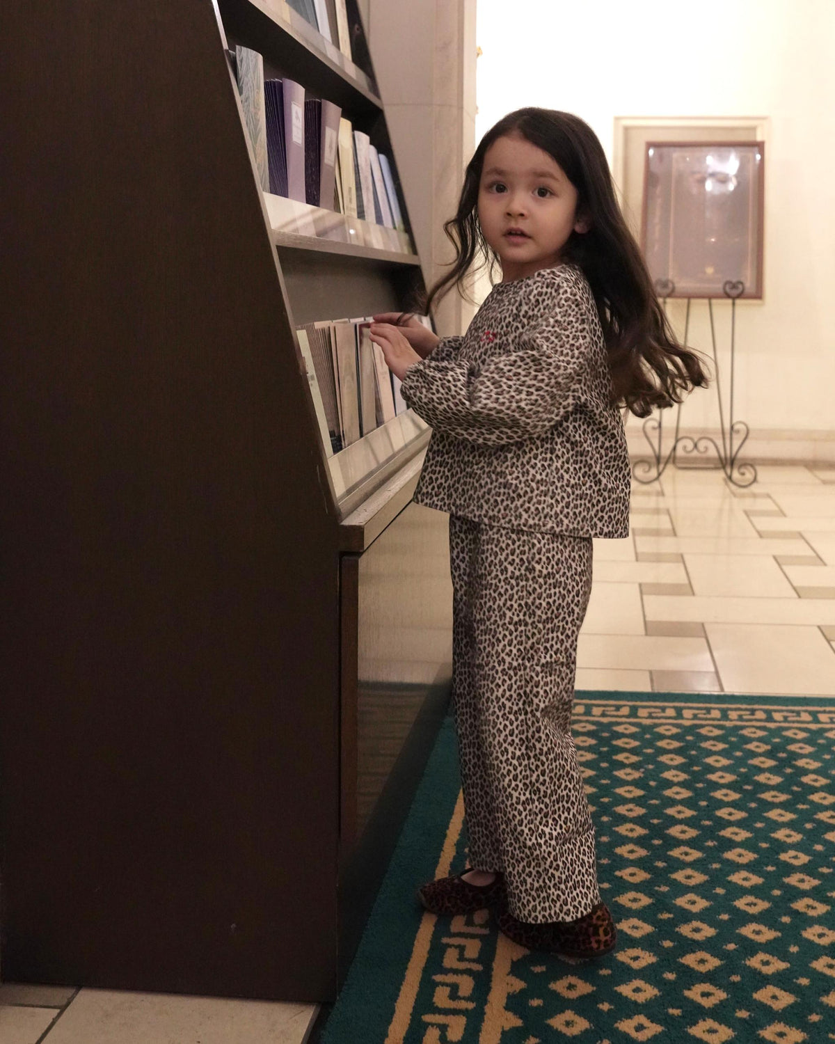 【POPUP先行/10.16 NEW】CAMILAPOLE little leopard corduroy wide pants