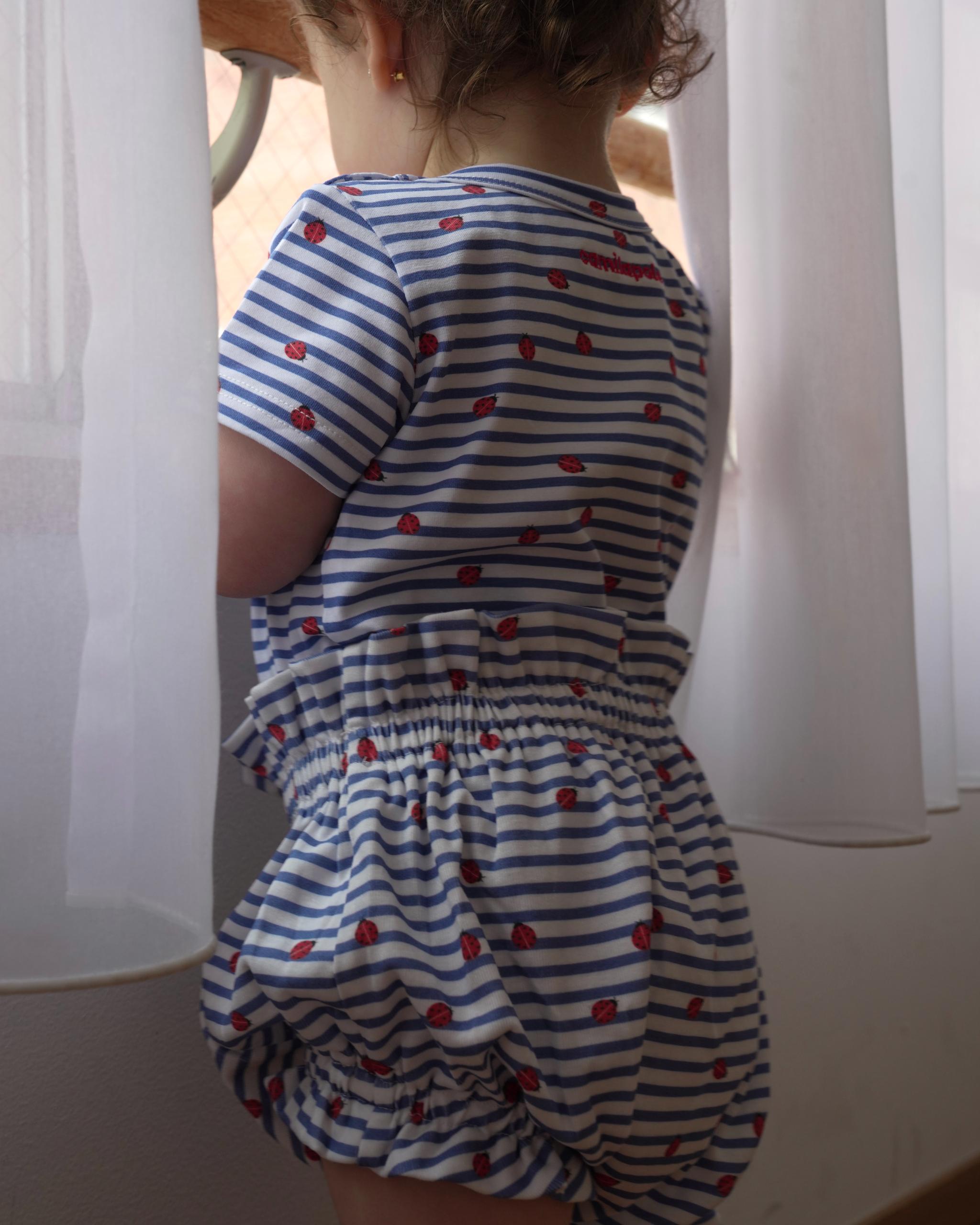 camilapole Ladybug Stripe Bloomer