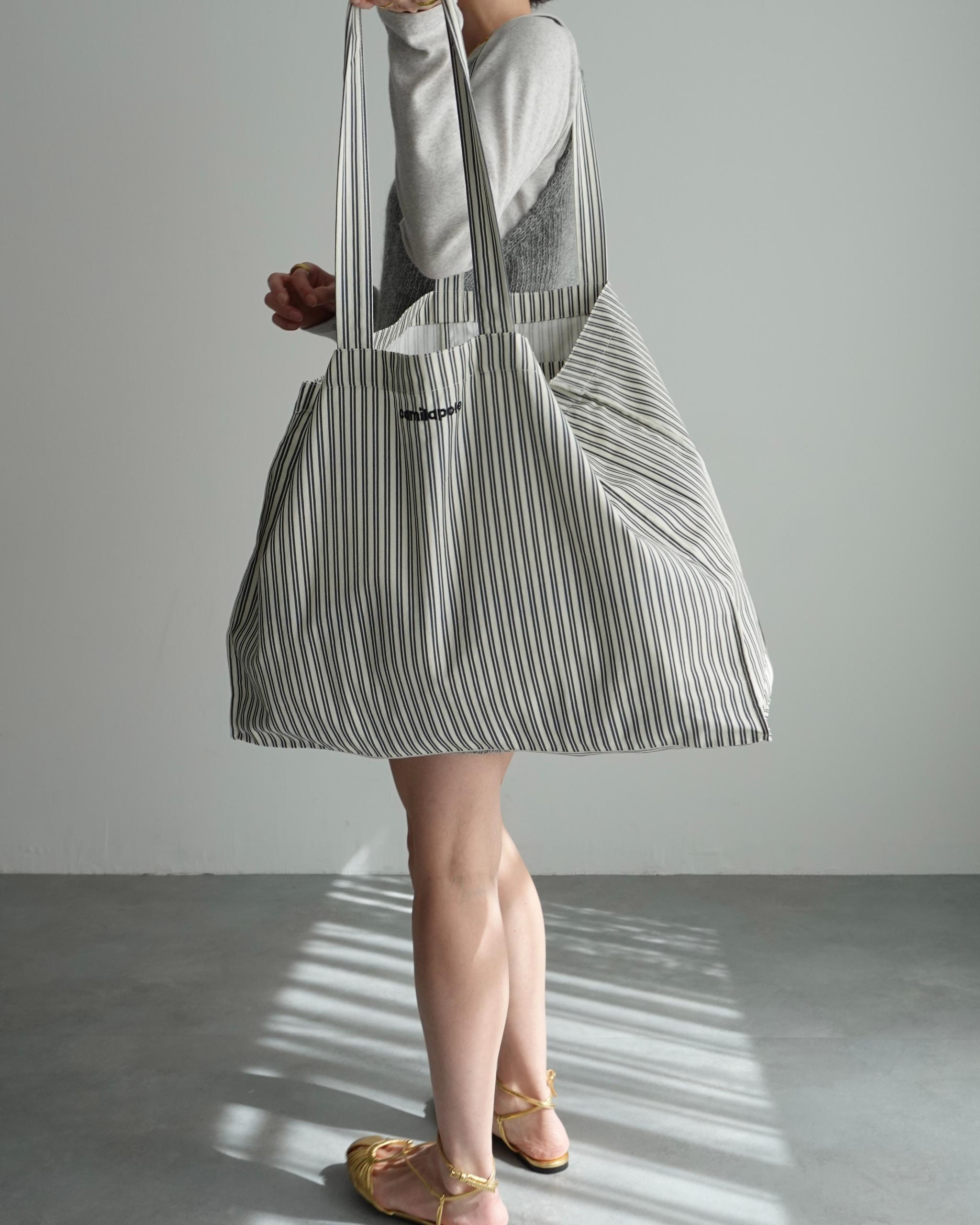 camilapole Ink Stripe Tote