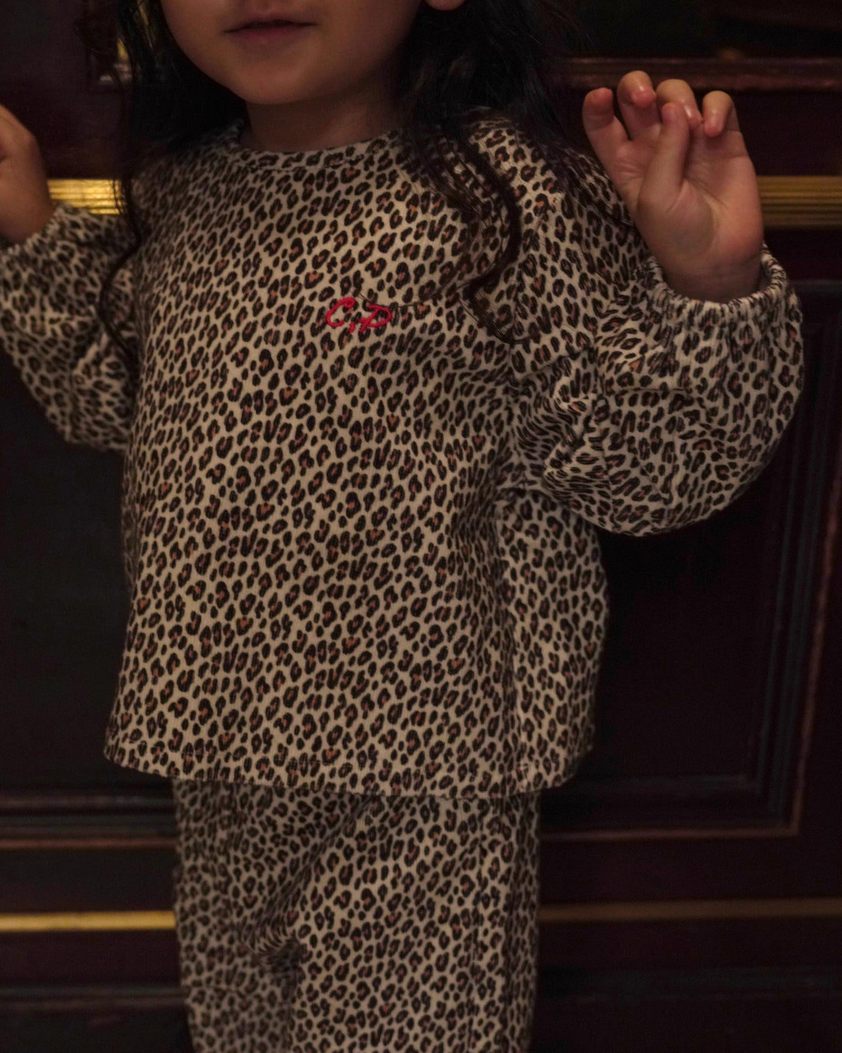 【POPUP先行/10.16 NEW】CAMILAPOLE little leopard corduroy pullover