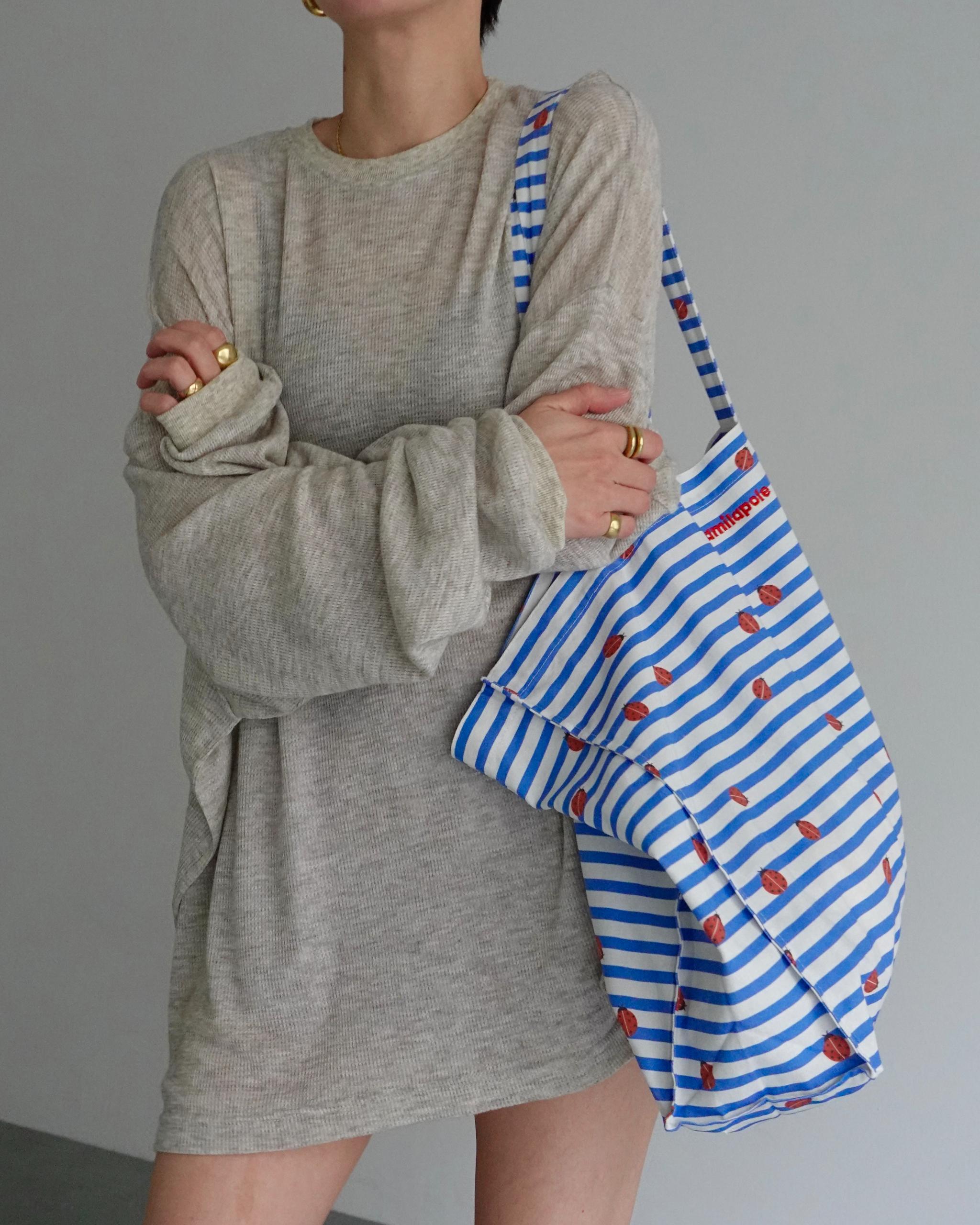 camilapole Ladybug Stripe Tote