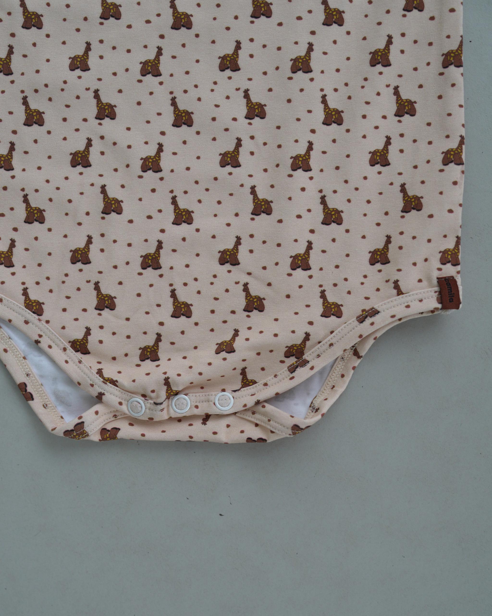 【 7.17 21:00〜NEW 】CAMILAPOLE Caramel Giraffe Romper