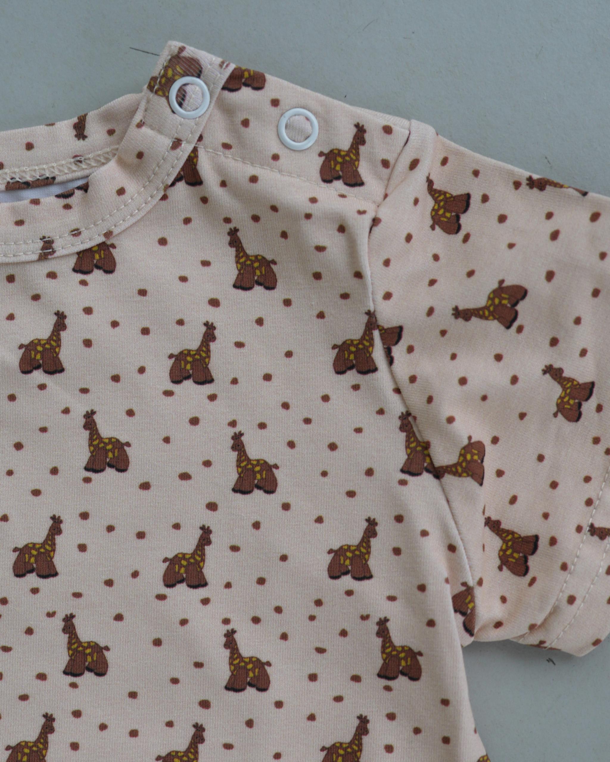 【 7.17 21:00〜NEW 】CAMILAPOLE Caramel Giraffe Romper