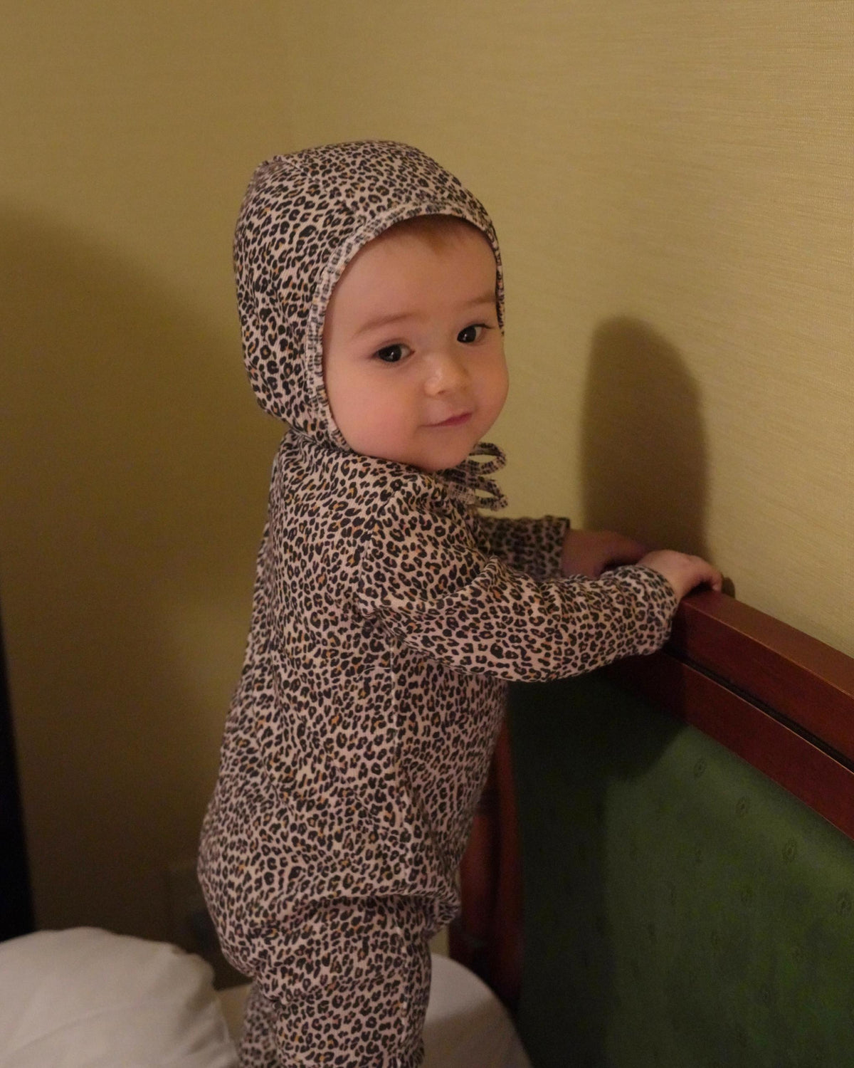 【POPUP先行/10.16 NEW】CAMILAPOLE LITTLE LEOPARD RIB BONNET