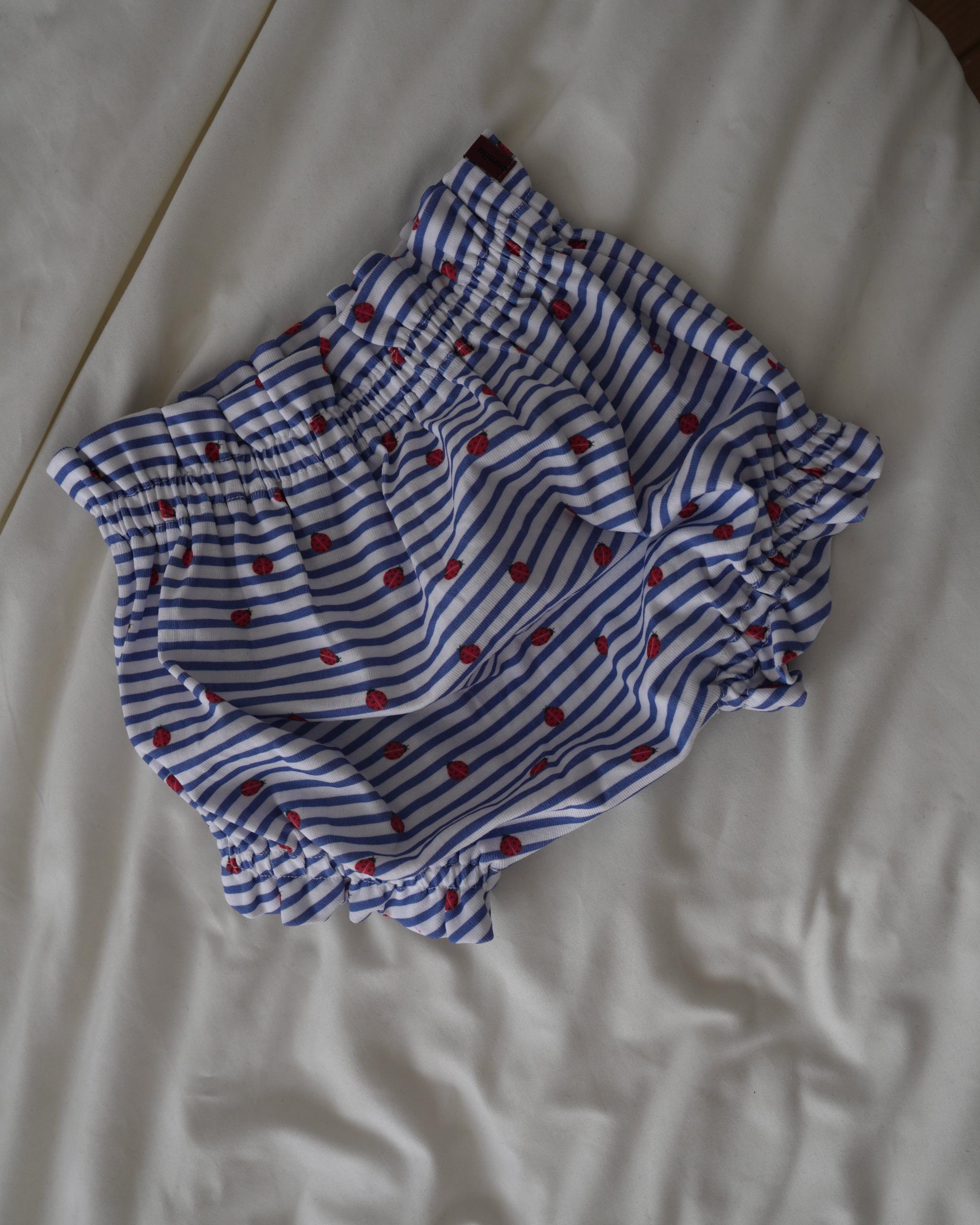 camilapole Ladybug Stripe Bloomer