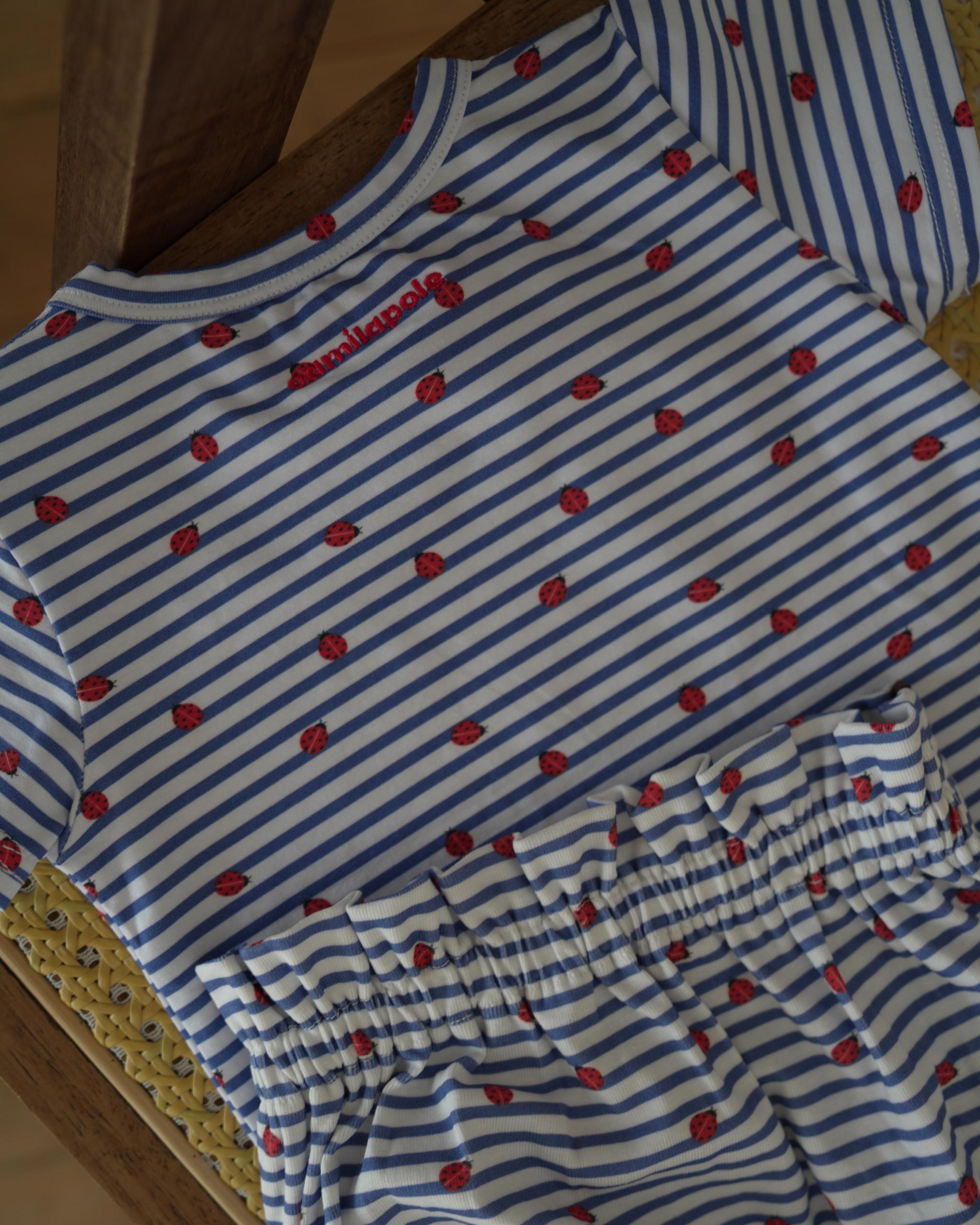 camilapole Ladybug Stripe Top