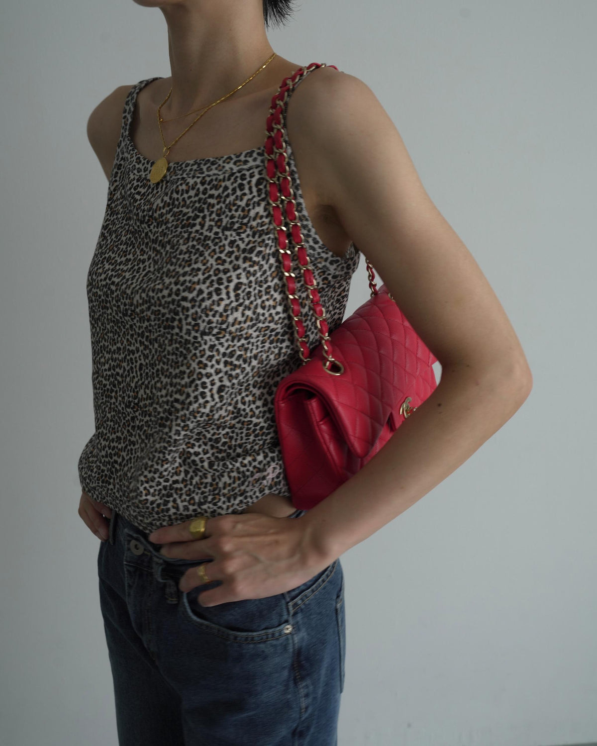 【POPUP先行/10.16 NEW】CAMILAPOLE LITTLE LEOPARD CAMISOLE / LADIES