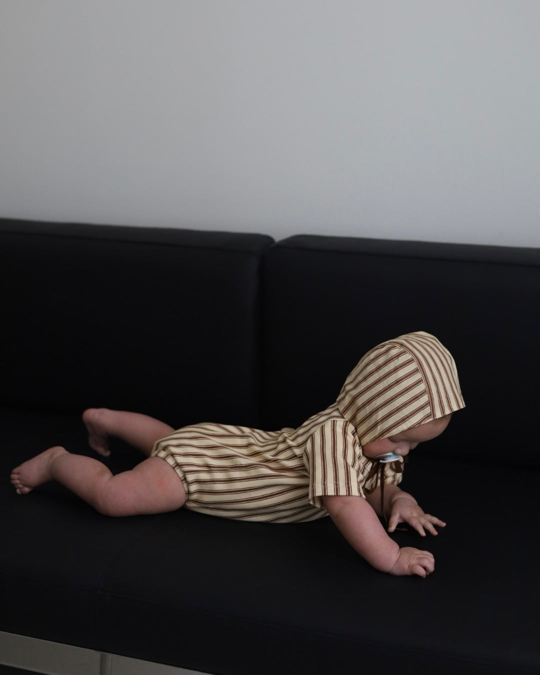 【 6.12 21:00~ Launch 】POIMERI biscuit stripe rompers