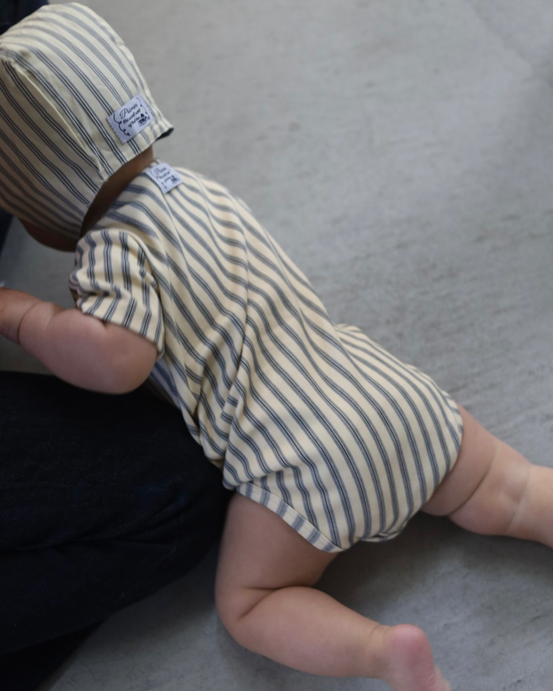 POIMERI oreo stripe rompers