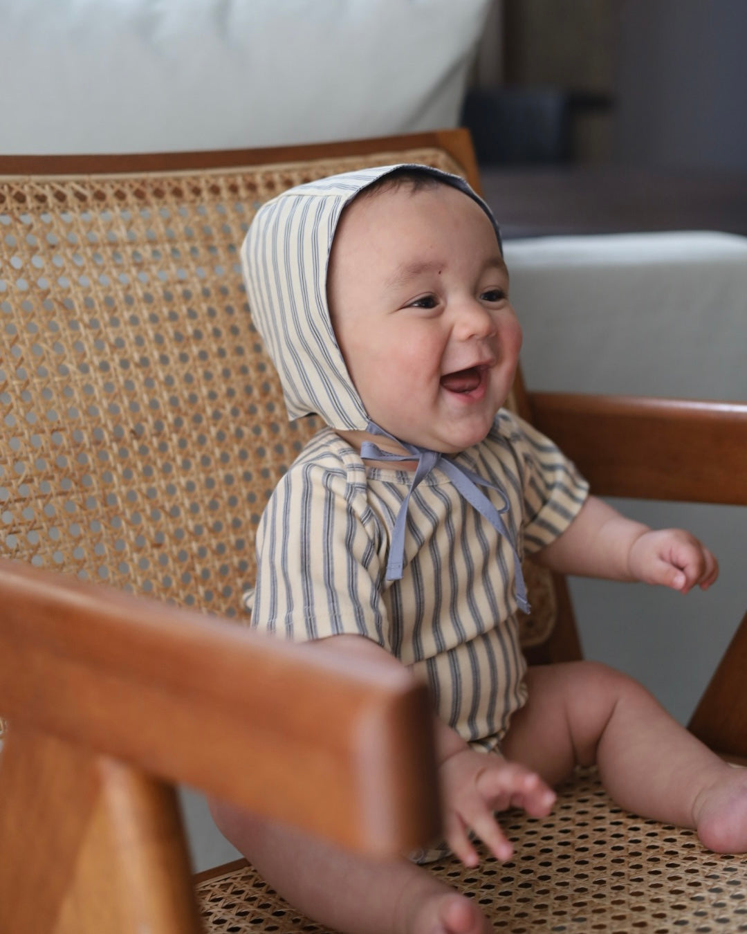 POIMERI oreo stripe rompers
