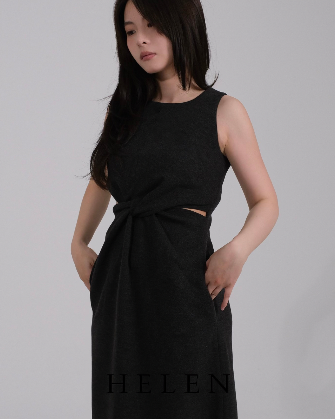 Helen×poimeri waist twist one piece