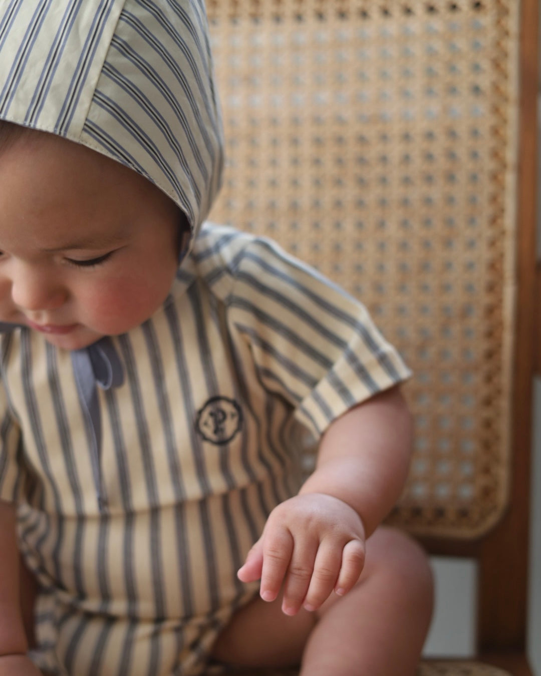 POIMERI oreo stripe rompers