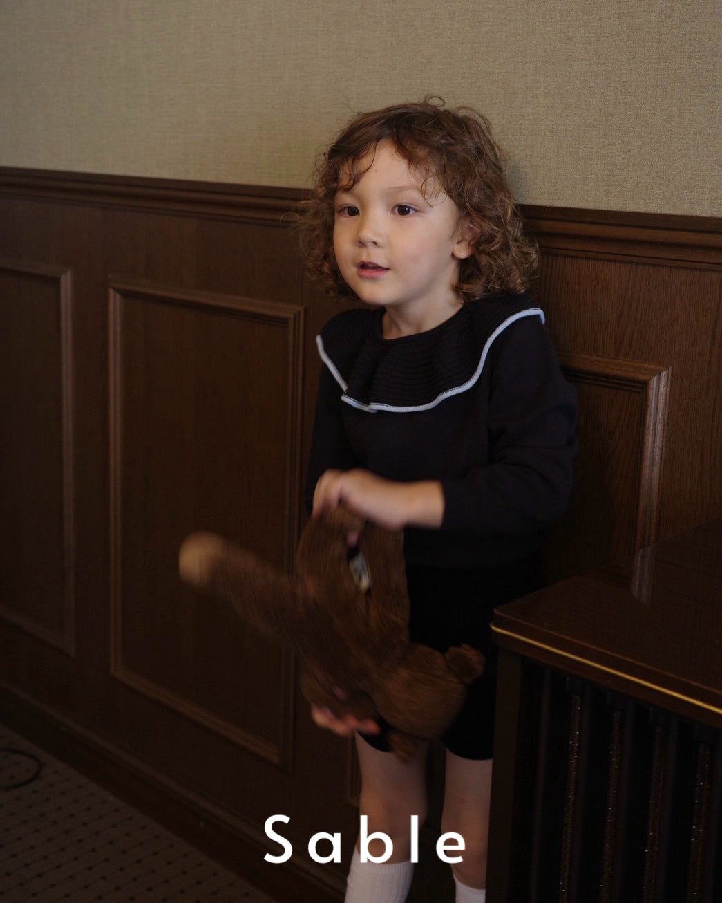 【10/22(wed)12:00 Launch】Sable contrast collar knit