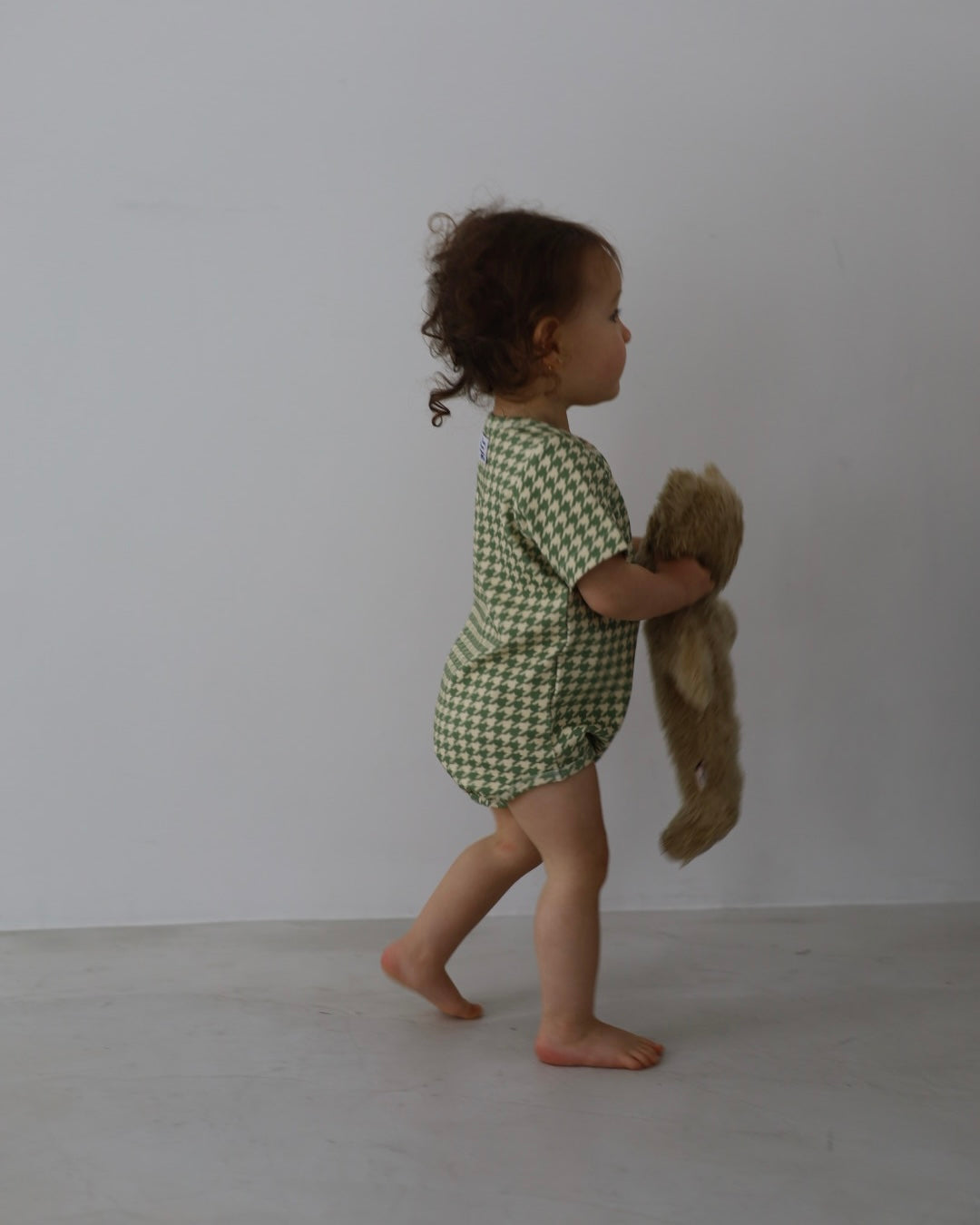 【 6.12 21:00~ Launch 】POIMERI green houndstooth rompers
