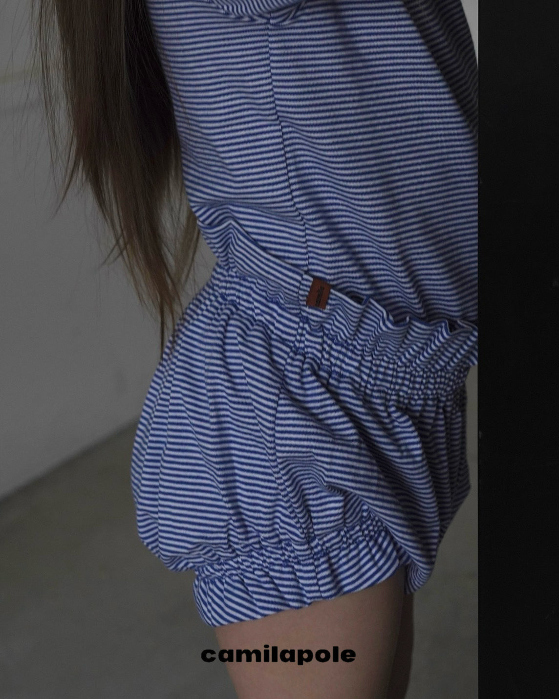 camilapole Petit Stripe Bloomer – Blue