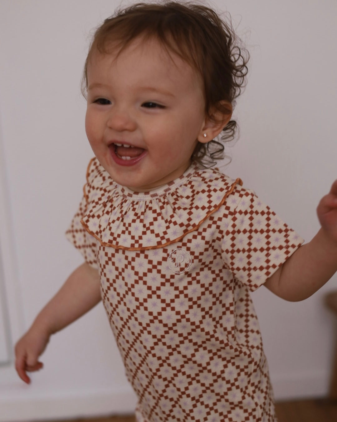 poimeri fig camel frill rompers