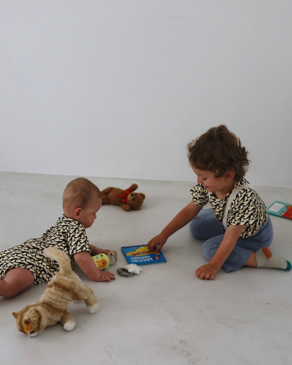 【 6.12 21:00~ Launch 】POIMERI penguin houndstooth rompers