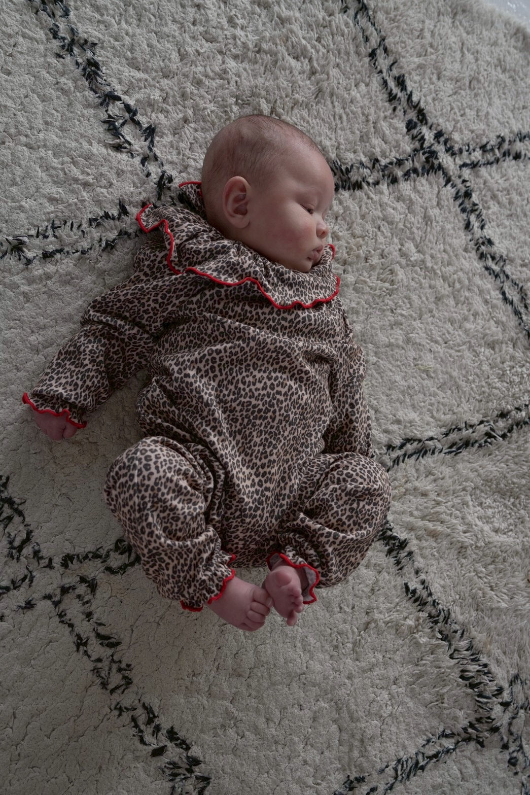 camilapole Little Leopard Frill Romper