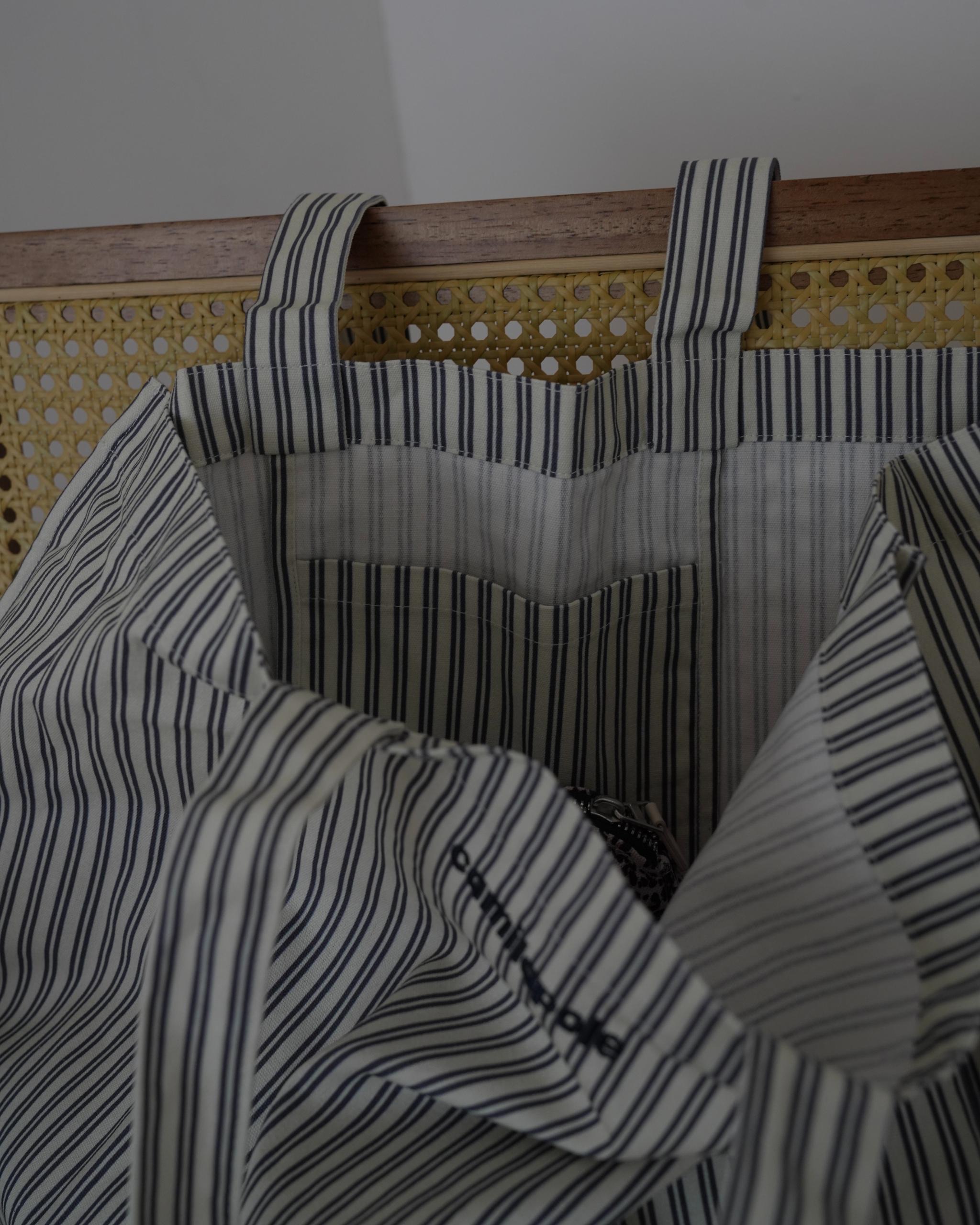 camilapole Ink Stripe Tote