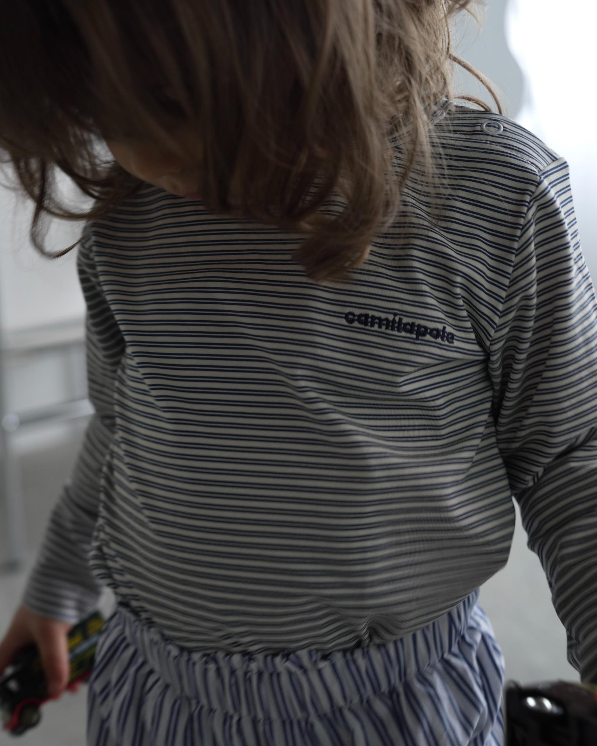 camilapole Ink Stripe Top