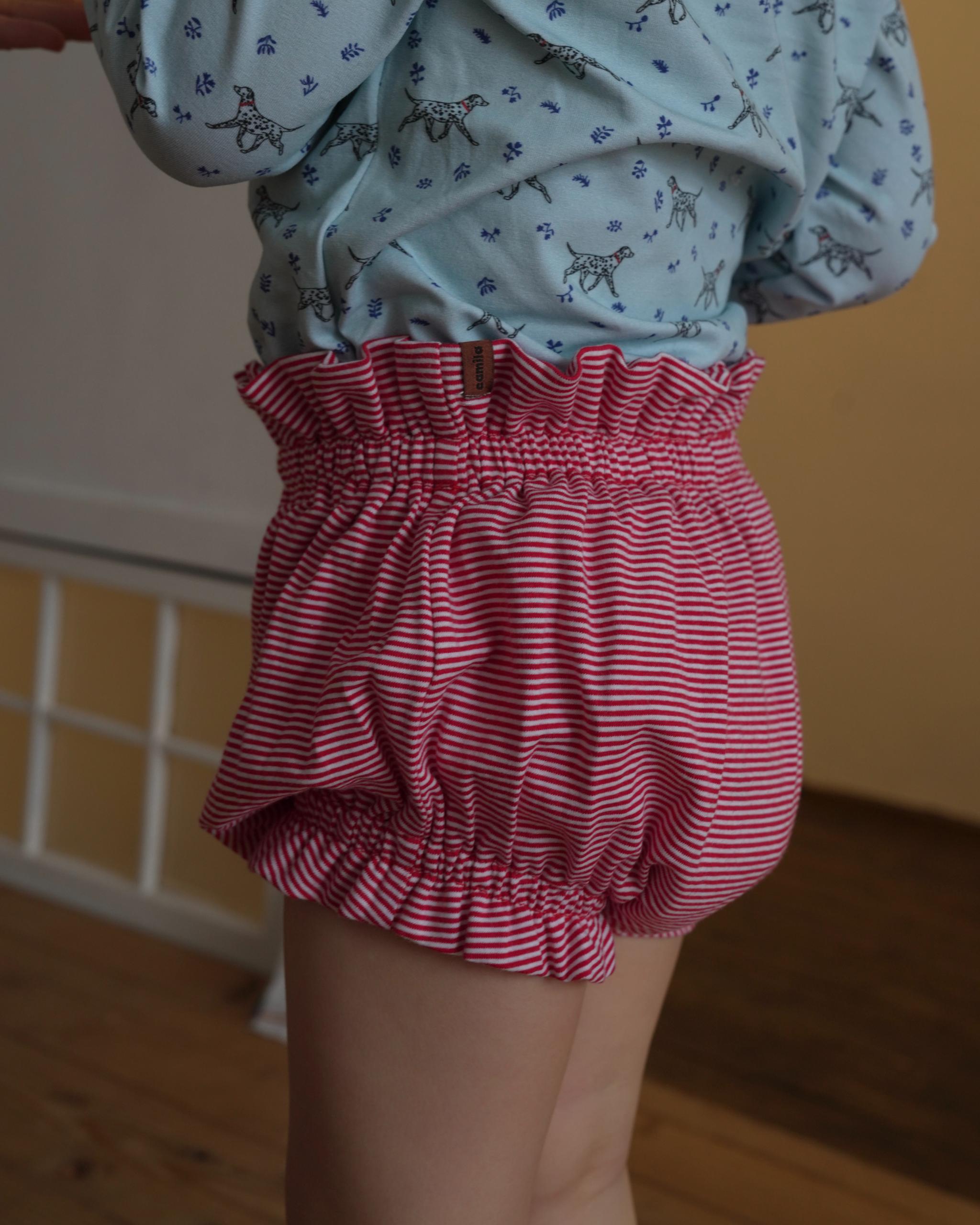 camilapole Petit Stripe Bloomer – Red