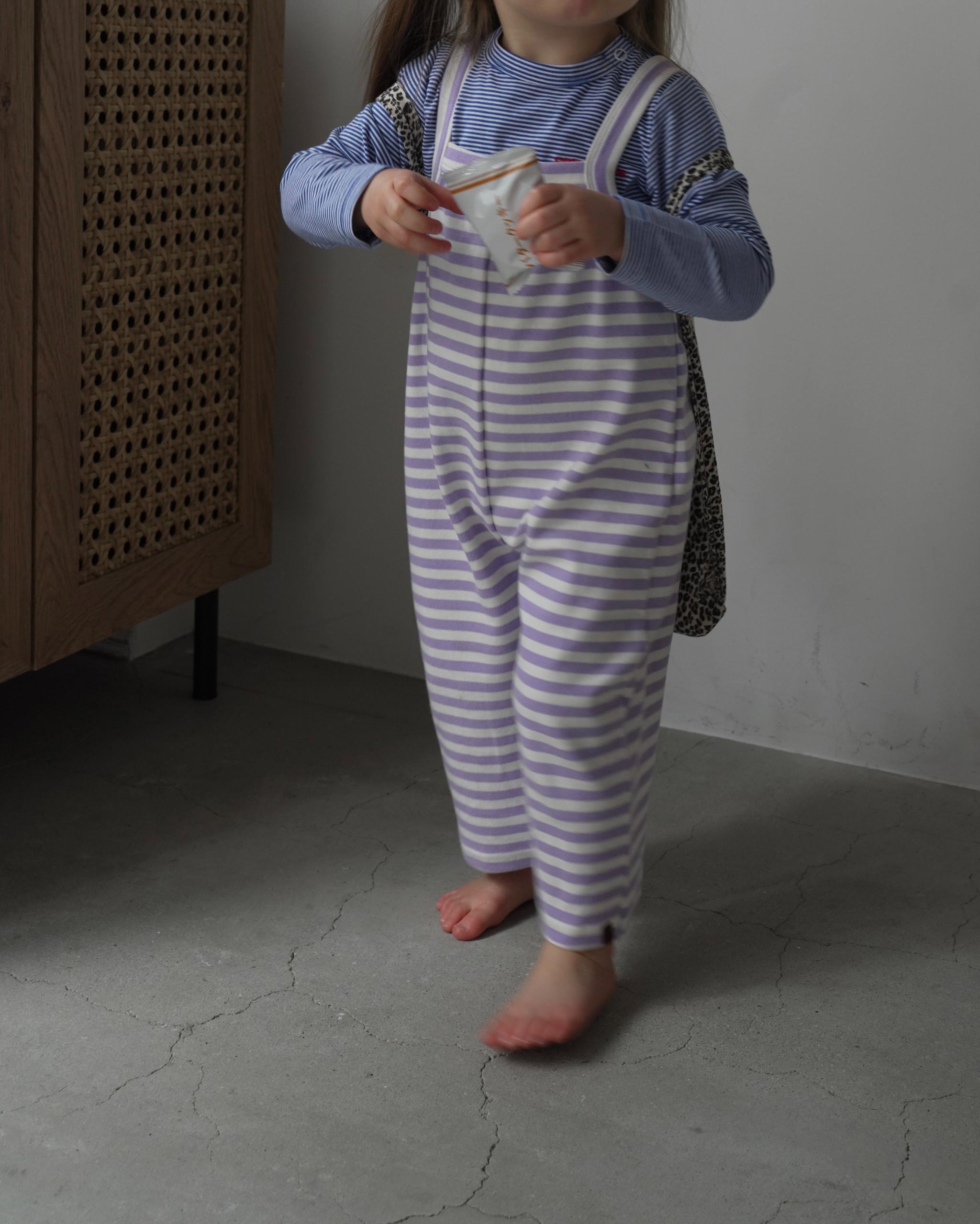 camilapole Soft Stripe Overalls - Lavender