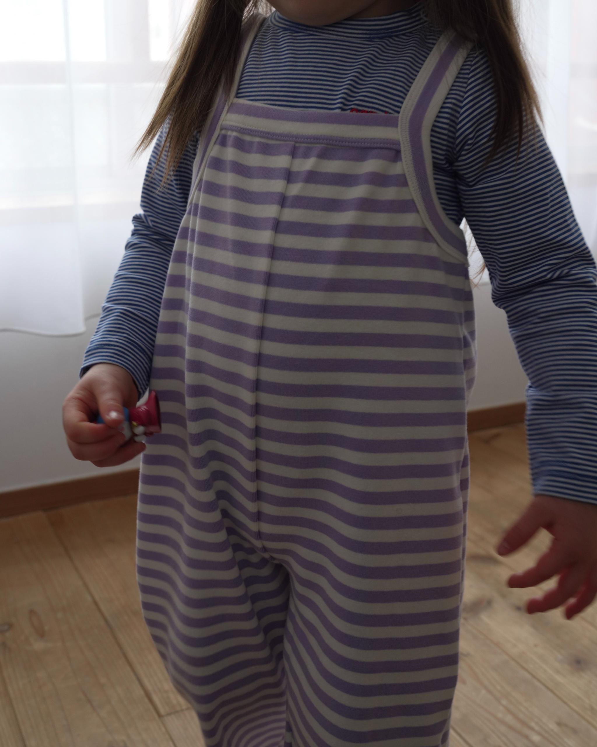 camilapole Soft Stripe Overalls - Lavender