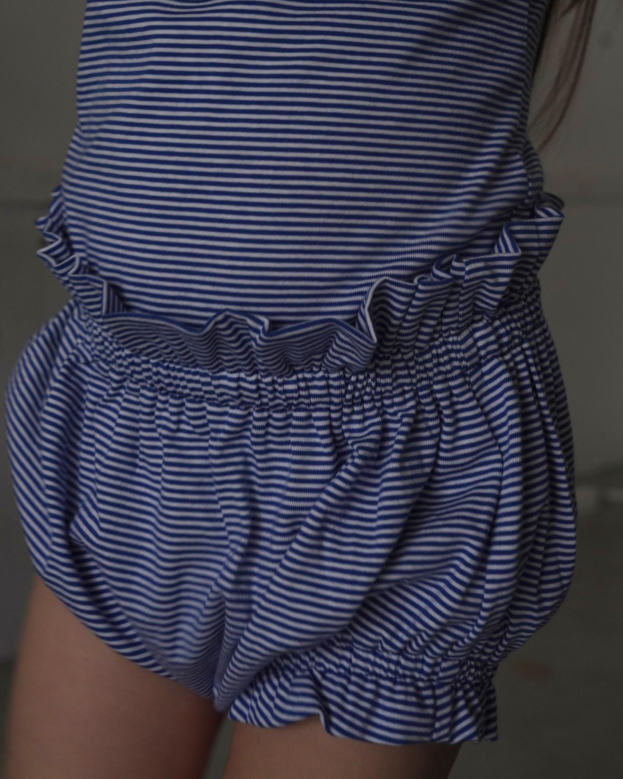 camilapole Petit Stripe Bloomer – Blue