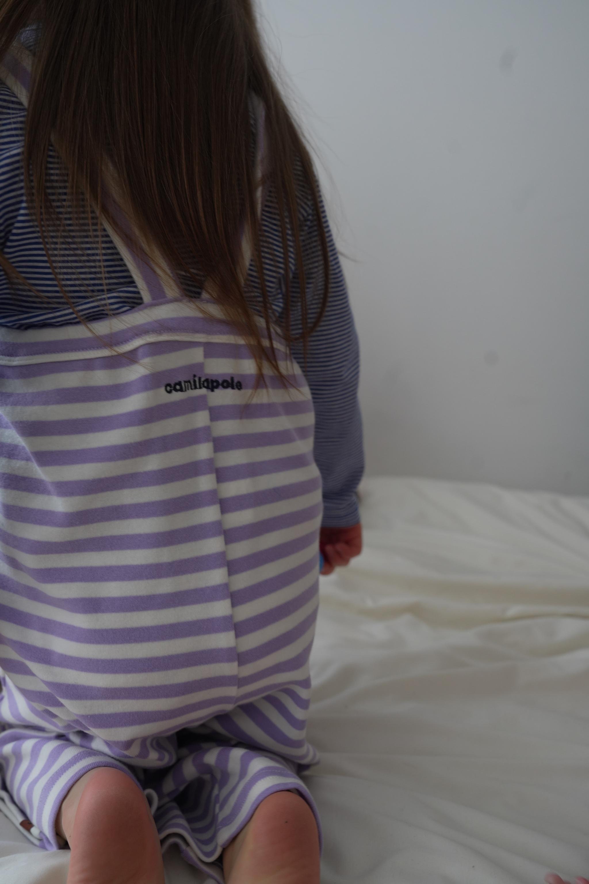 camilapole Soft Stripe Overalls - Lavender