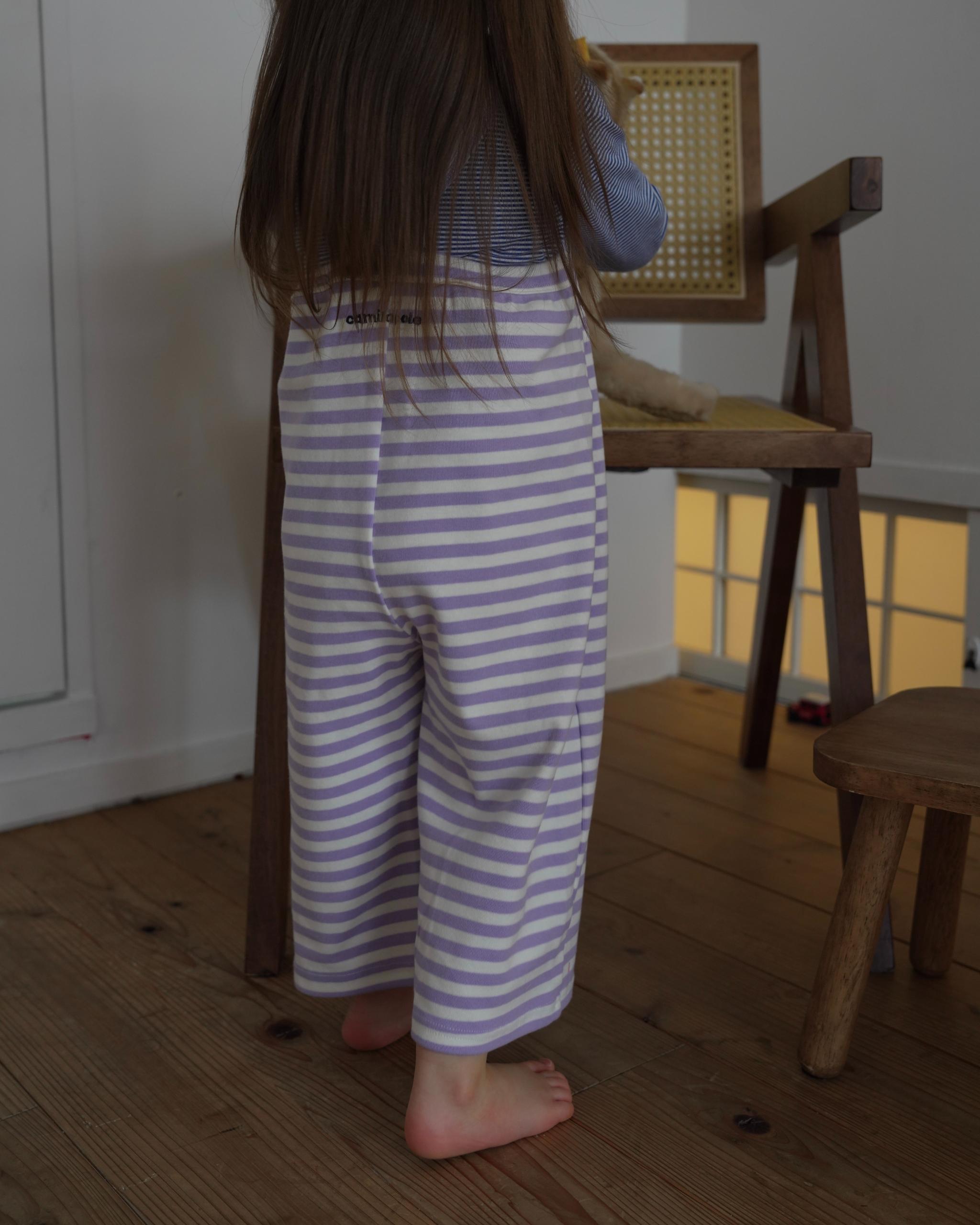 camilapole Soft Stripe Overalls - Lavender