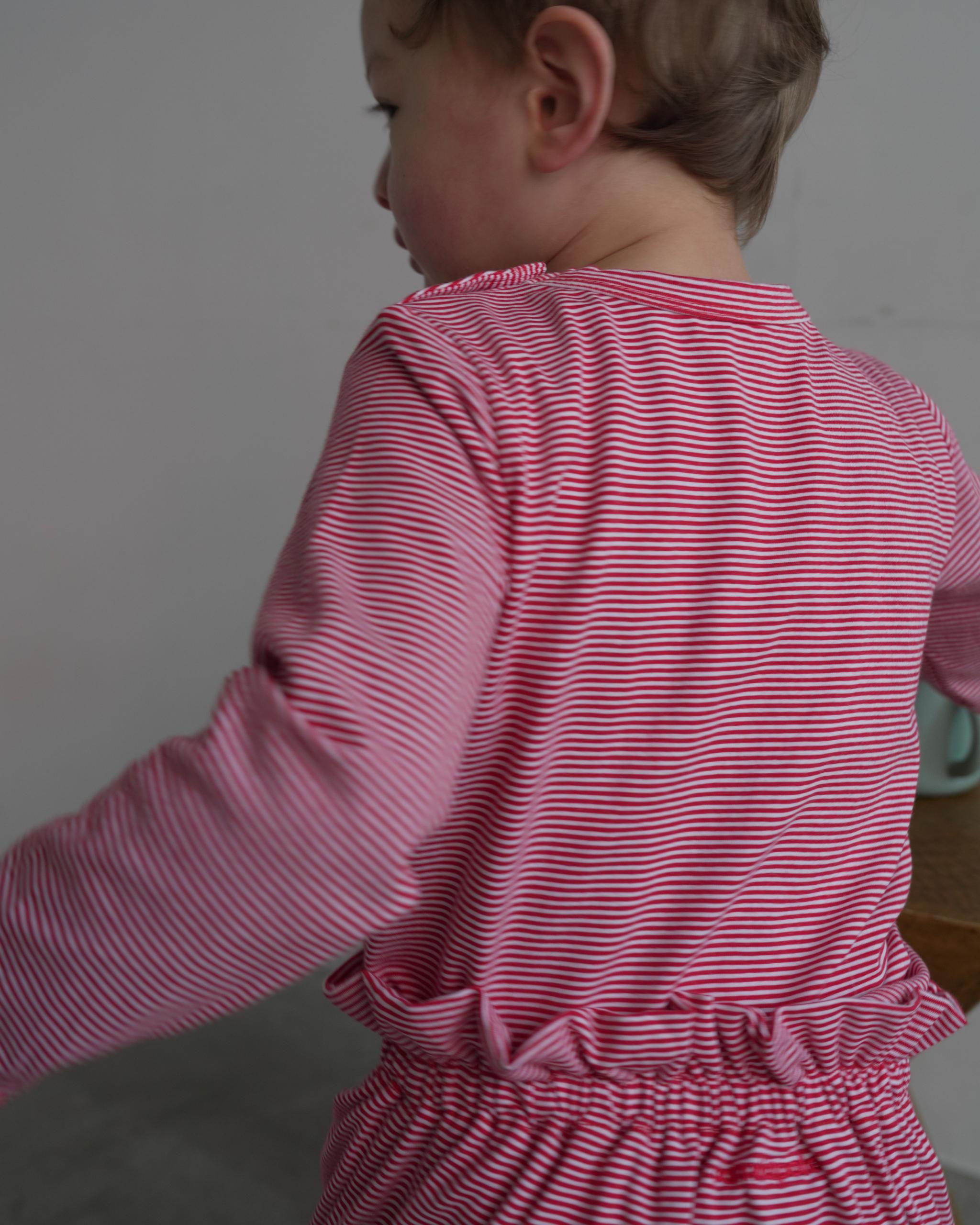 camilapole Petit Stripe Top – Red