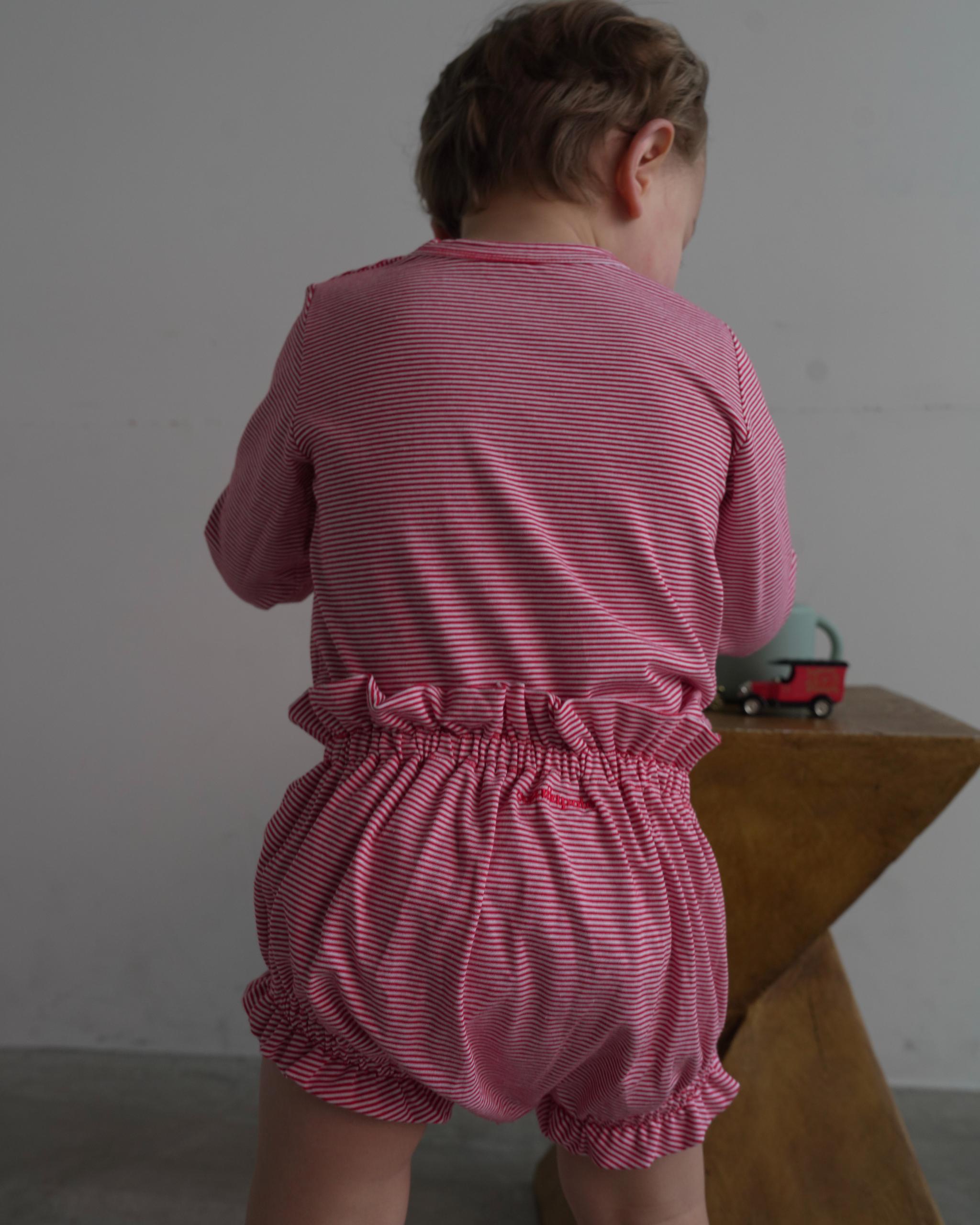 camilapole Petit Stripe Bloomer – Red