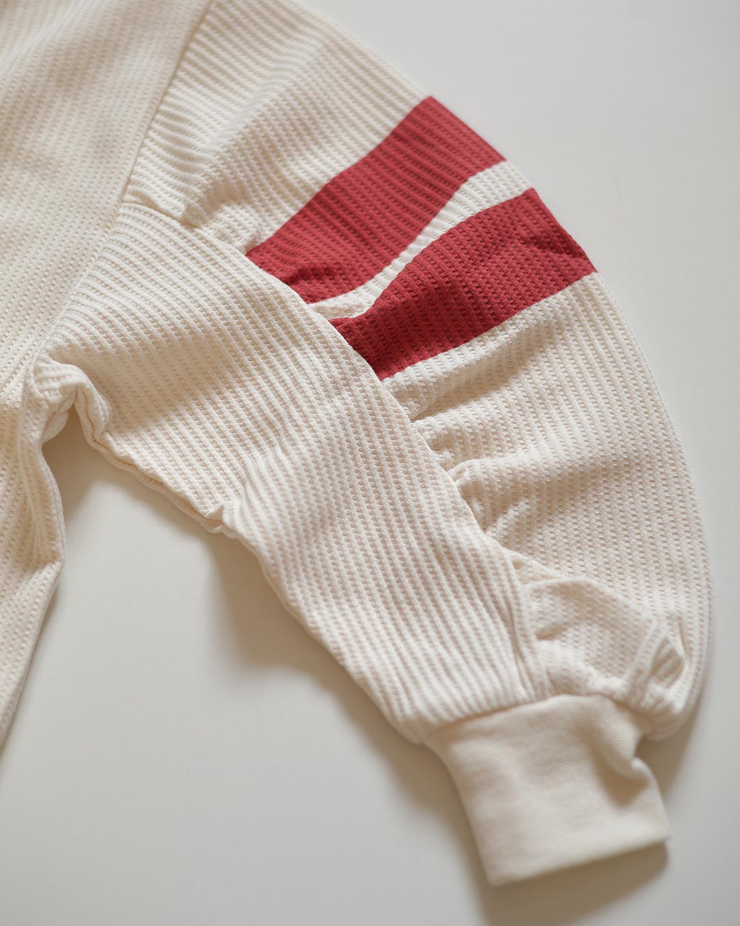 【10/22(wed)12:00 Launch】waffle gather sleeve tee