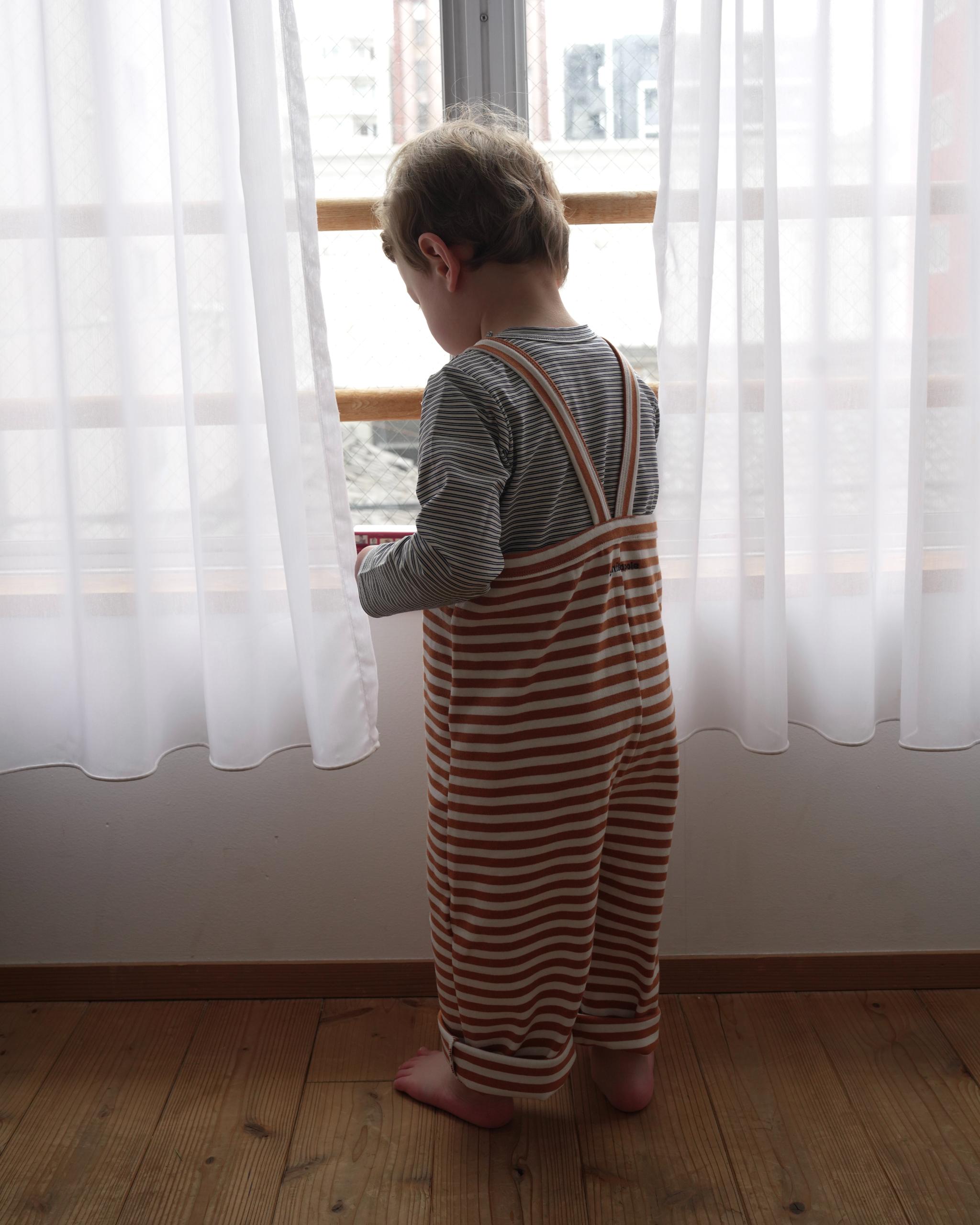 camilapole Soft Stripe Overalls - Caramel