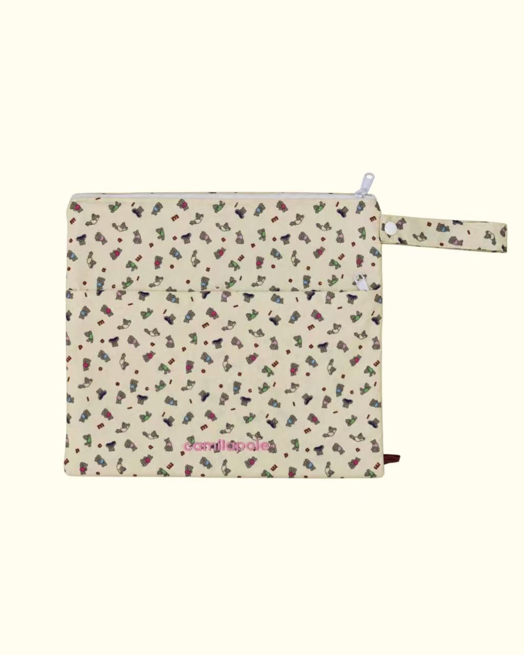 【CAMILAPOLE】CAMILAPOLE TEDDY WATERPROOF MULTI POUCH