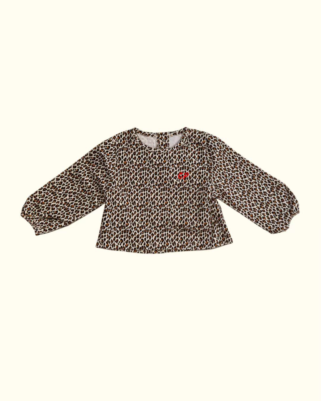 【CAMILAPOLE】little leopard corduroy pullover