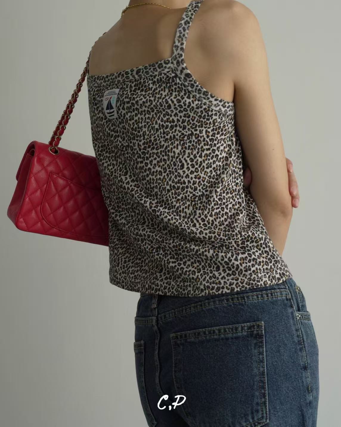 【POPUP先行/10.16 NEW】CAMILAPOLE LITTLE LEOPARD CAMISOLE / LADIES
