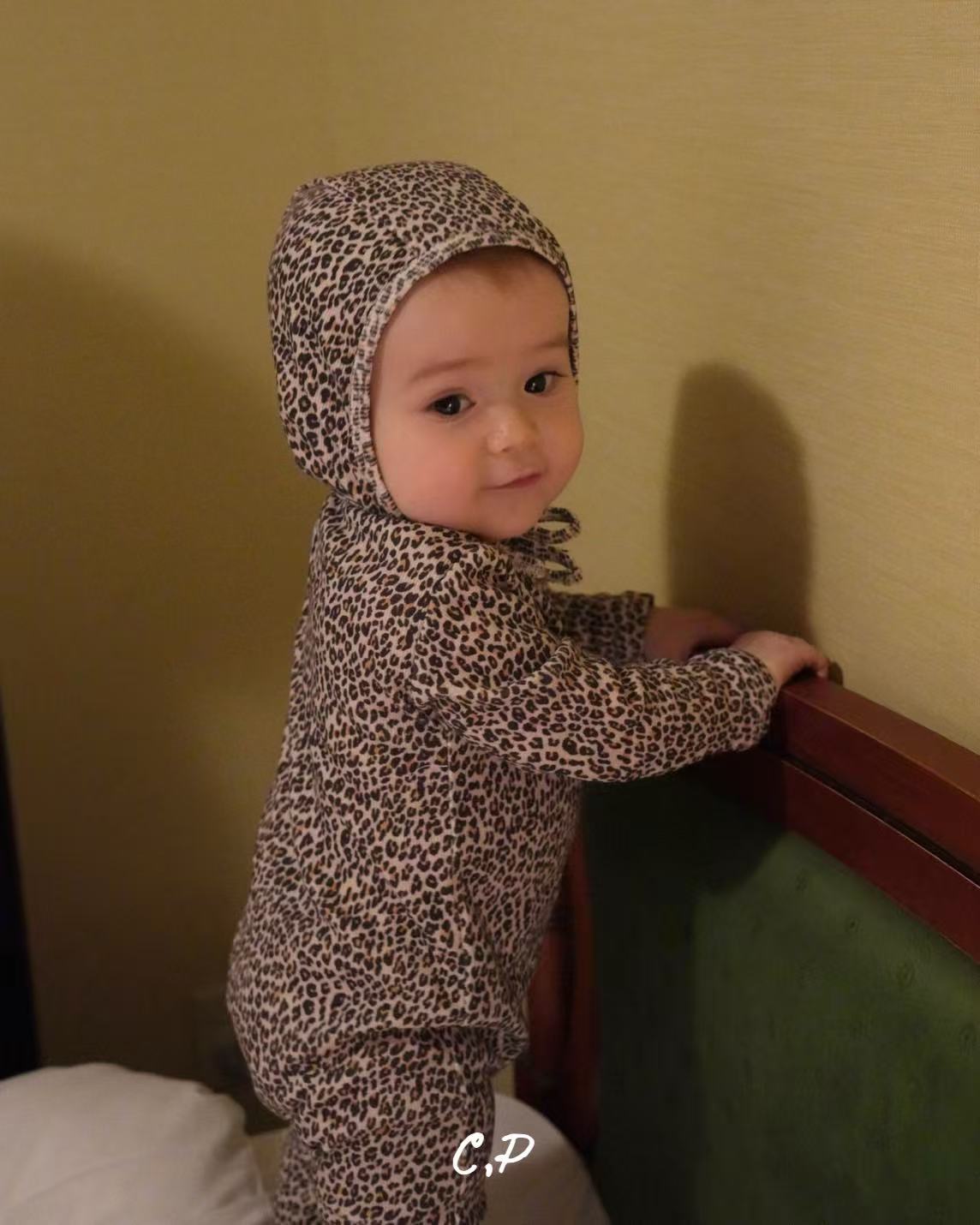 【POPUP先行/10.16 NEW】CAMILAPOLE LITTLE LEOPARD RIB BONNET