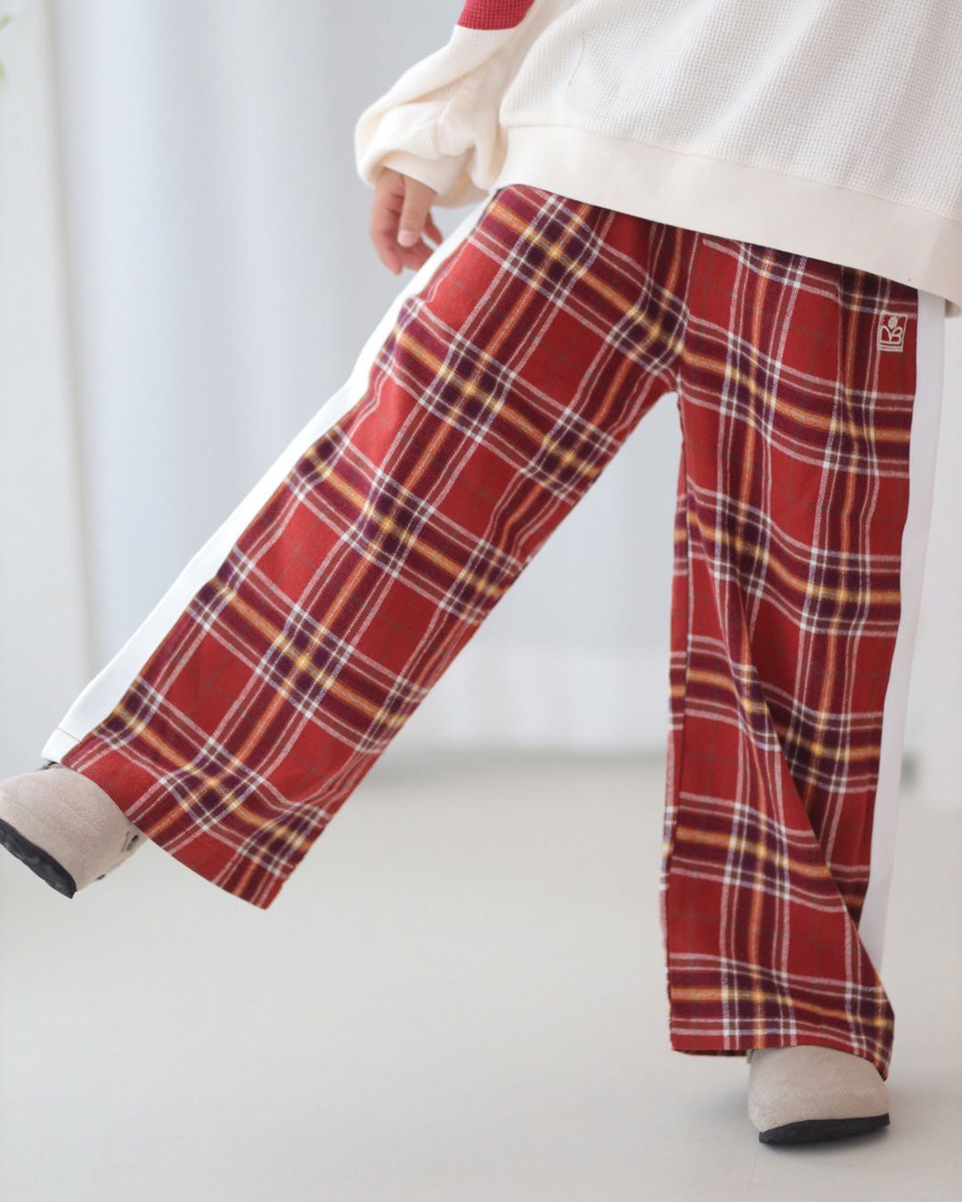 【10/22(wed)12:00 Launch】ombre check line wide pants