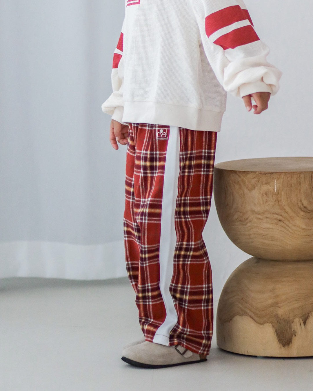 【10/22(wed)12:00 Launch】ombre check line wide pants