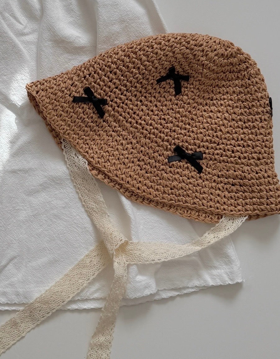 【@__ricoworld__さん オリジナル企画】Little Ribbon Straw Hat