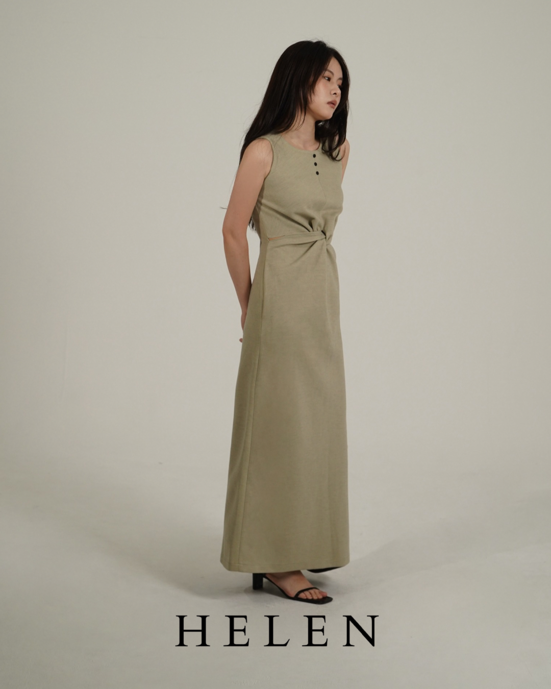 Helen×poimeri waist twist one piece