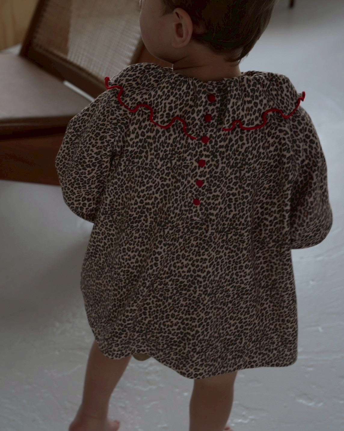 camilapole Little Leopard Frill Top
