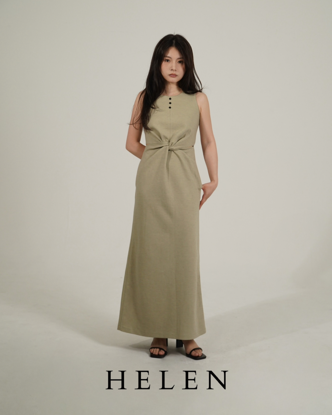 Helen×poimeri waist twist one piece