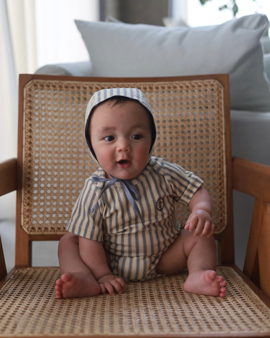 POIMERI oreo stripe rompers