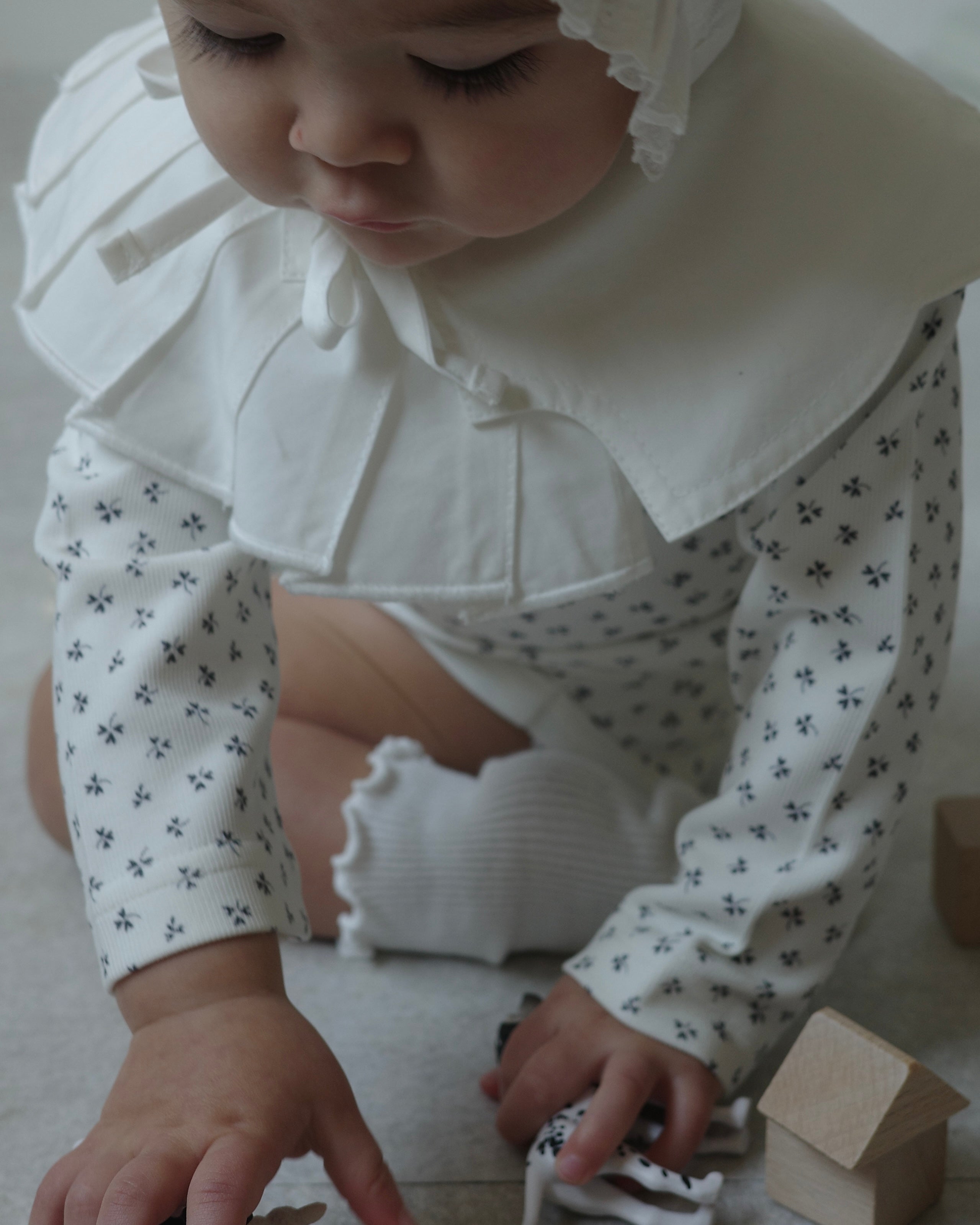 Sable clover rompers